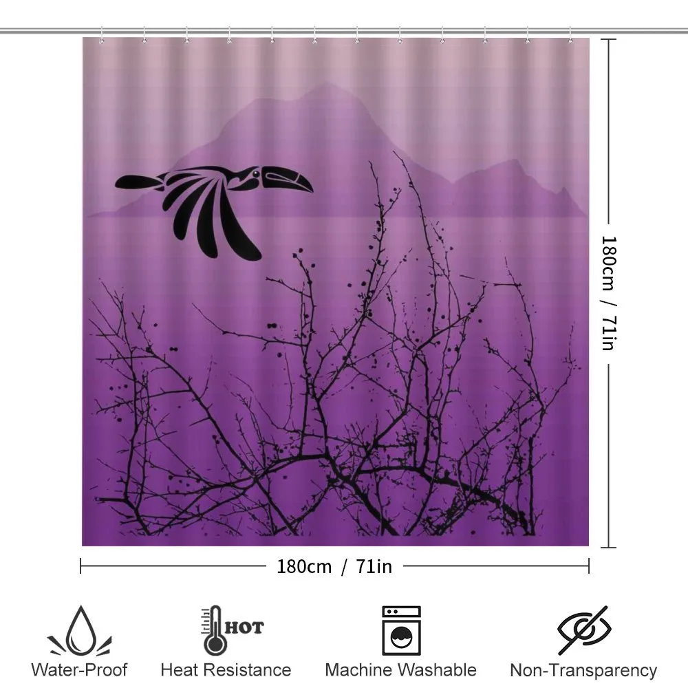 Hornbill Silhouette — Detail 2