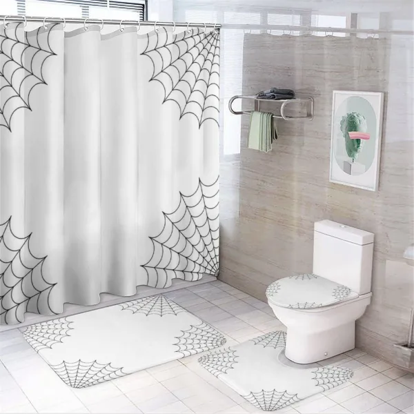 Insect Thread Simple on a shower curtain