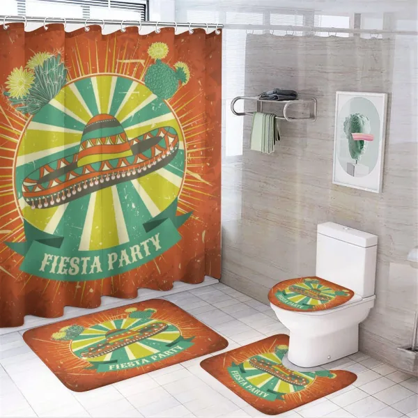 Latin America Sombrero on a shower curtain