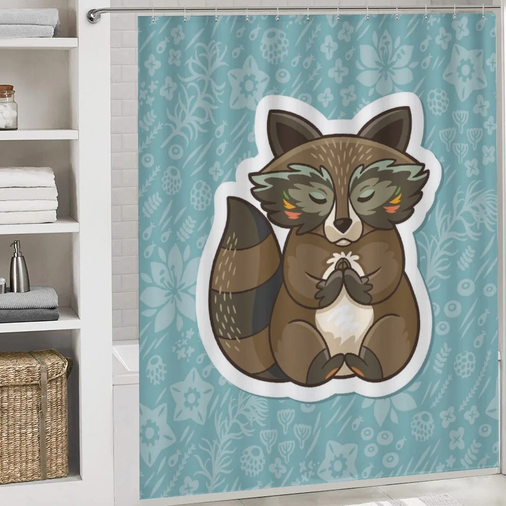 Raccoon on Meadow — Detail 4