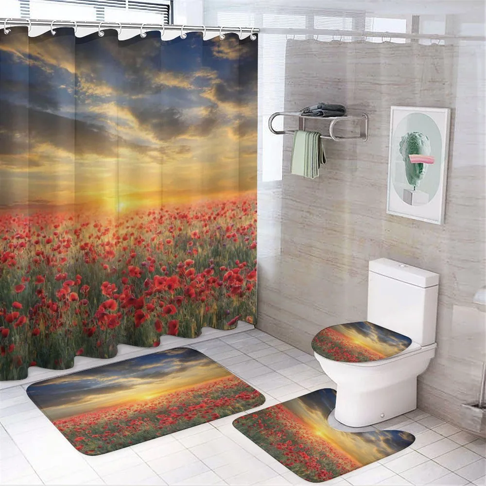 Scenic Field Sunset Sky — Your design