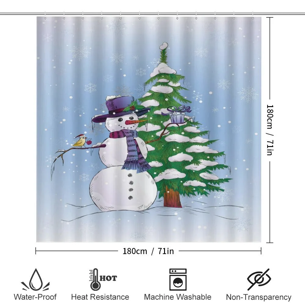Snowman and Tree — Detail 2