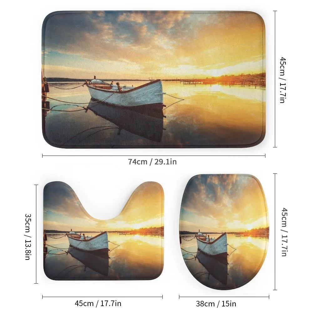 Sunset at Harbor Boat — Detail 1