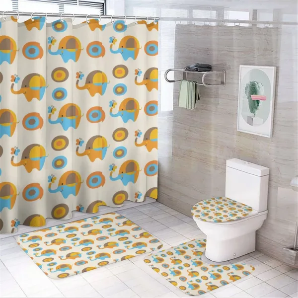 Elephant Butterfly on a shower curtain