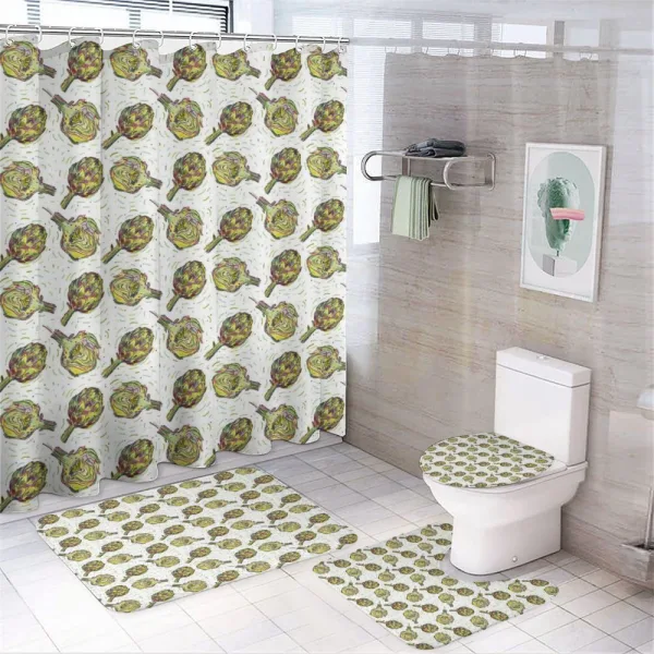 Gourmet Garden on a shower curtain