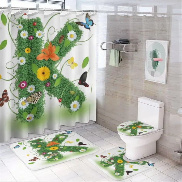 Nature Inspired Image on a shower curtain