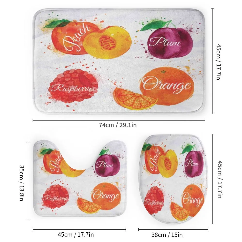 Peach Raspberry and Plum — Detail 1