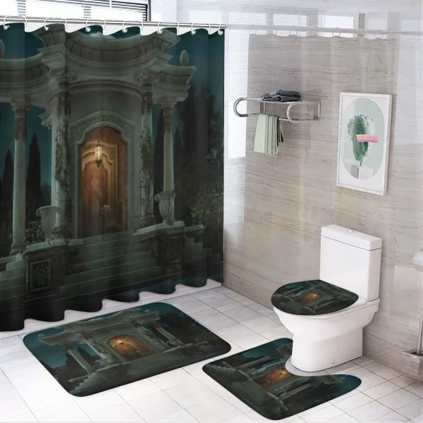 Roman Pavilion Mystic on a shower curtain