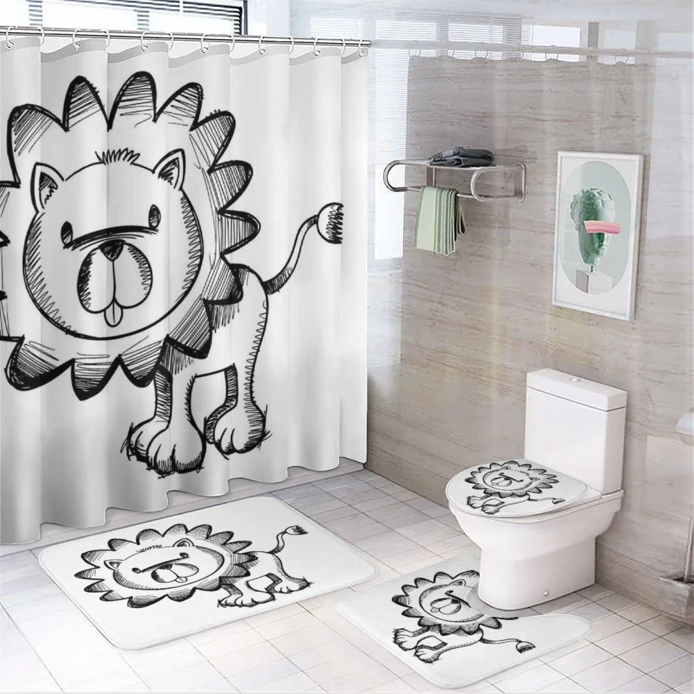 Sketchy Baby Lion Safari — Your design
