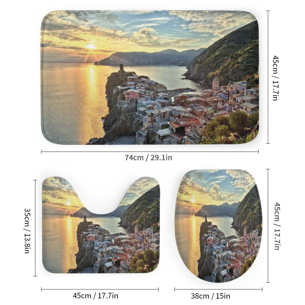 Sunrise View with Cliffs — Detail 1
