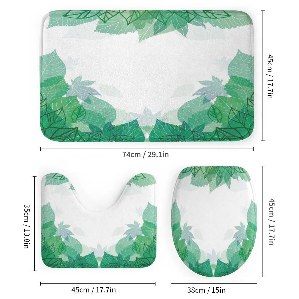 Tropic Green Leaves Ferns — Detail 1