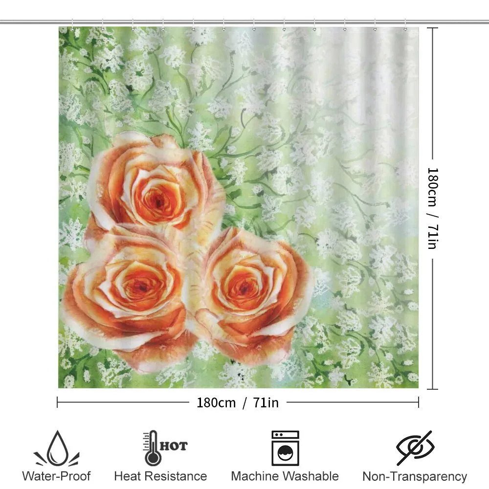 Watercolor Roses — Detail 2