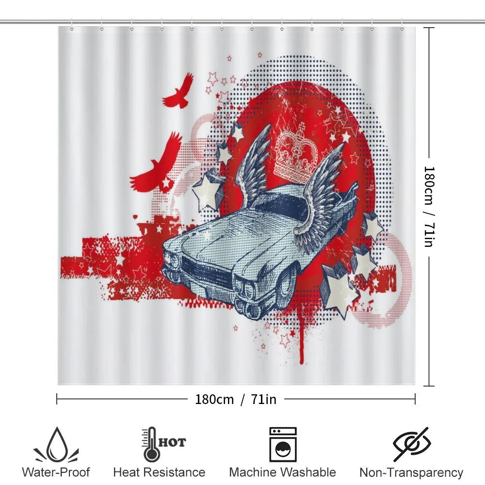 Winged and Crowned Car — Detail 2