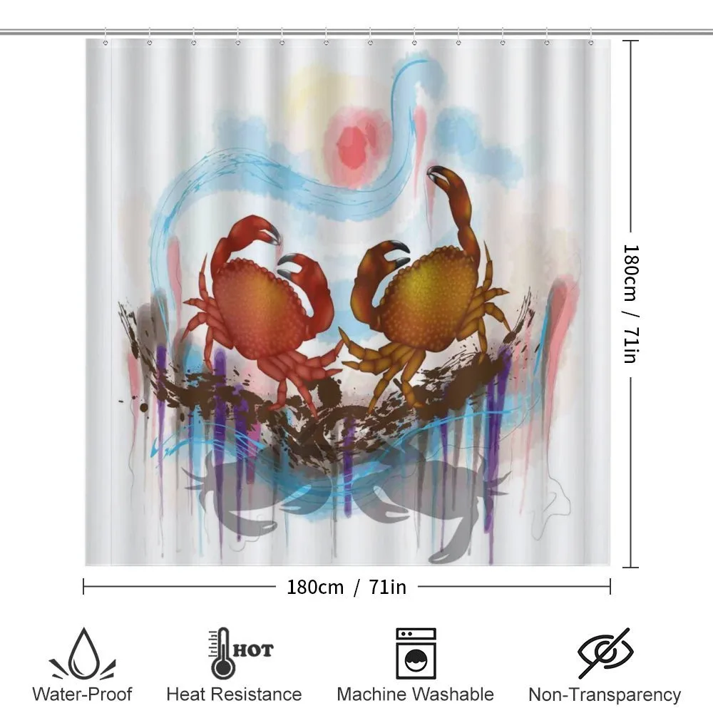 2 Crabs Dancing Sea — Detail 2