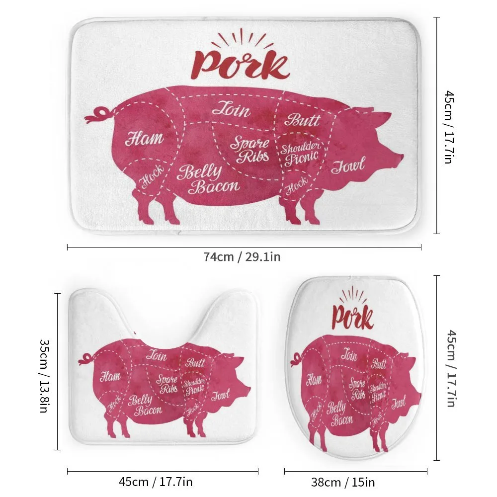 Cutting Pig Meat Diagram — Detail 1