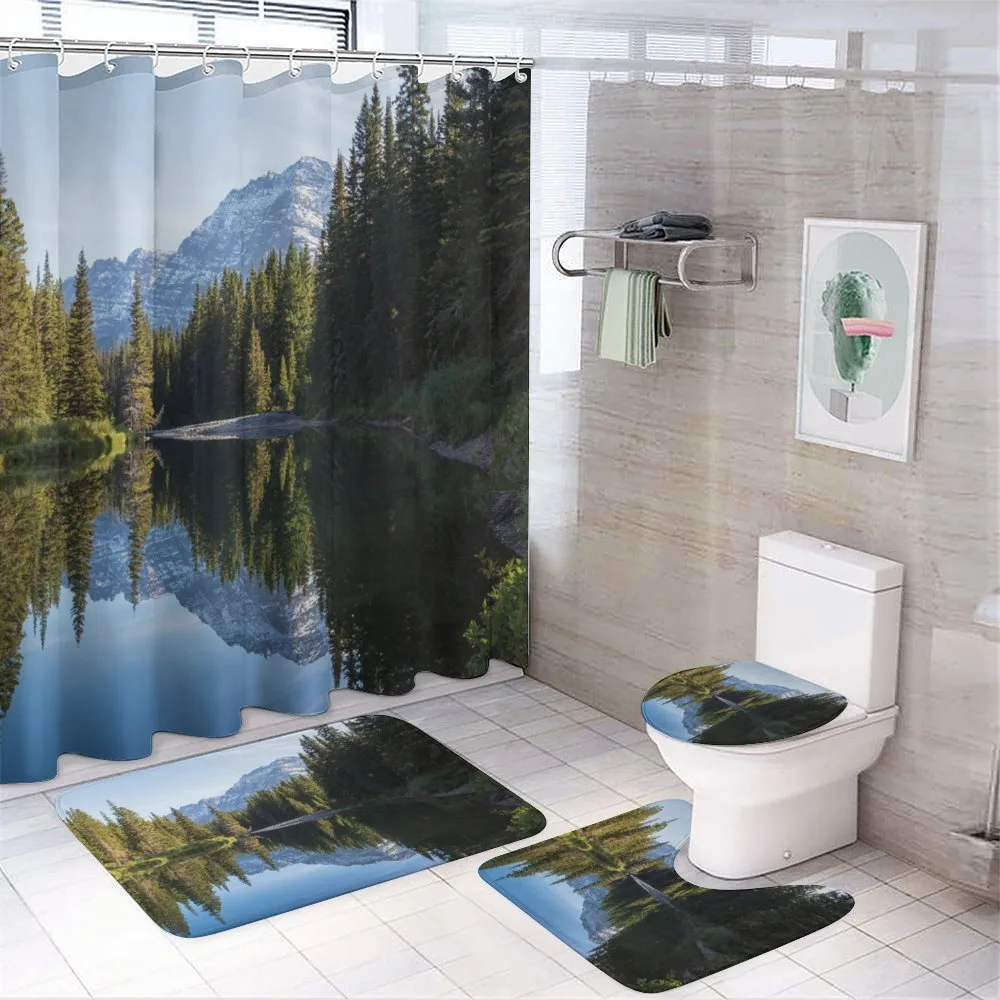 Fir Tree Reflections on Lake — Your design