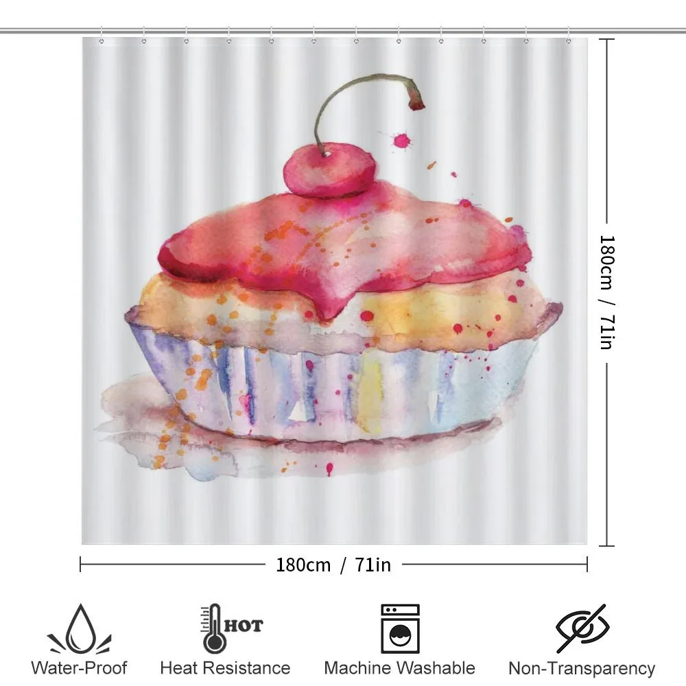 Ink Splatter Cupcake — Detail 2
