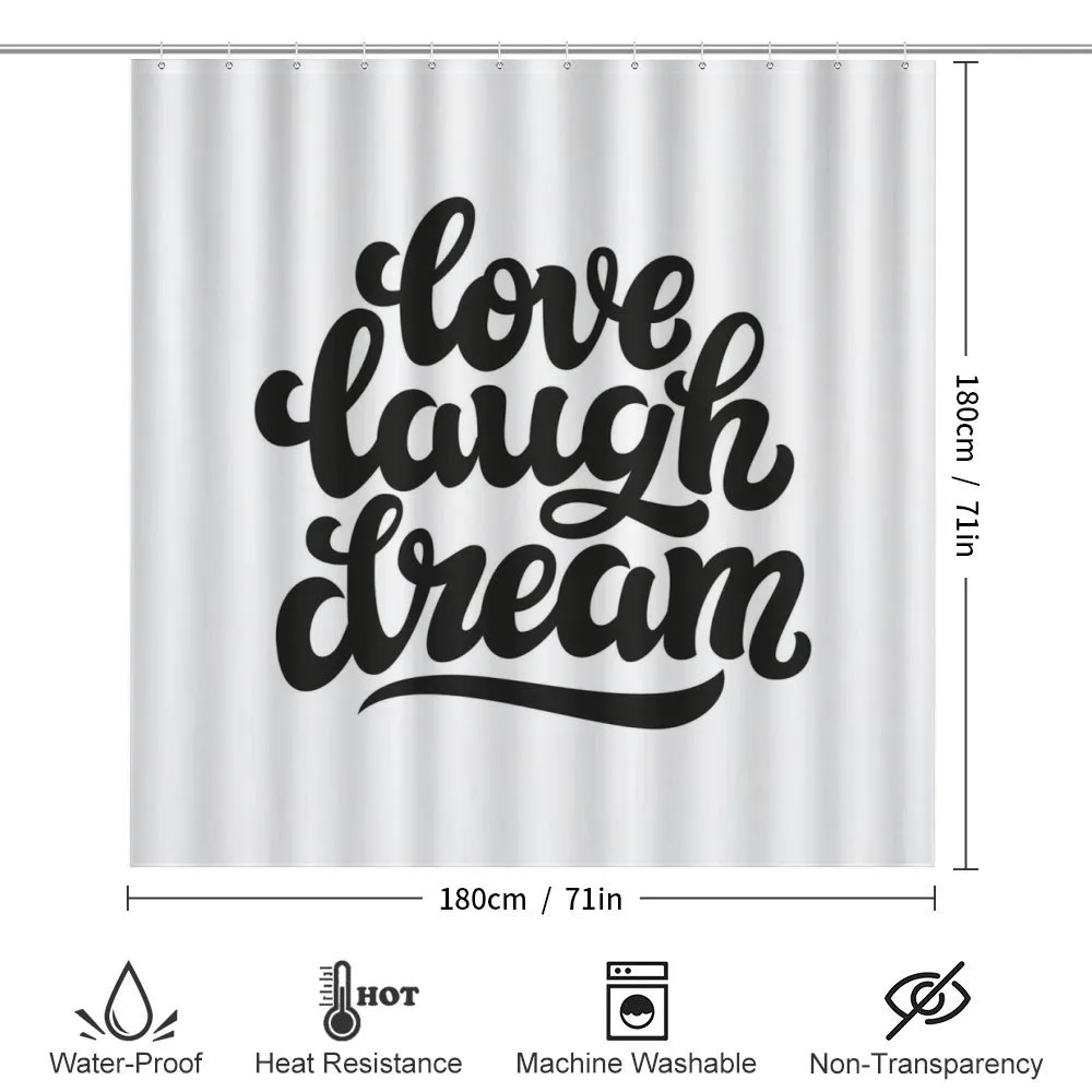 Love Laugh Dream Calligraphy — Detail 2