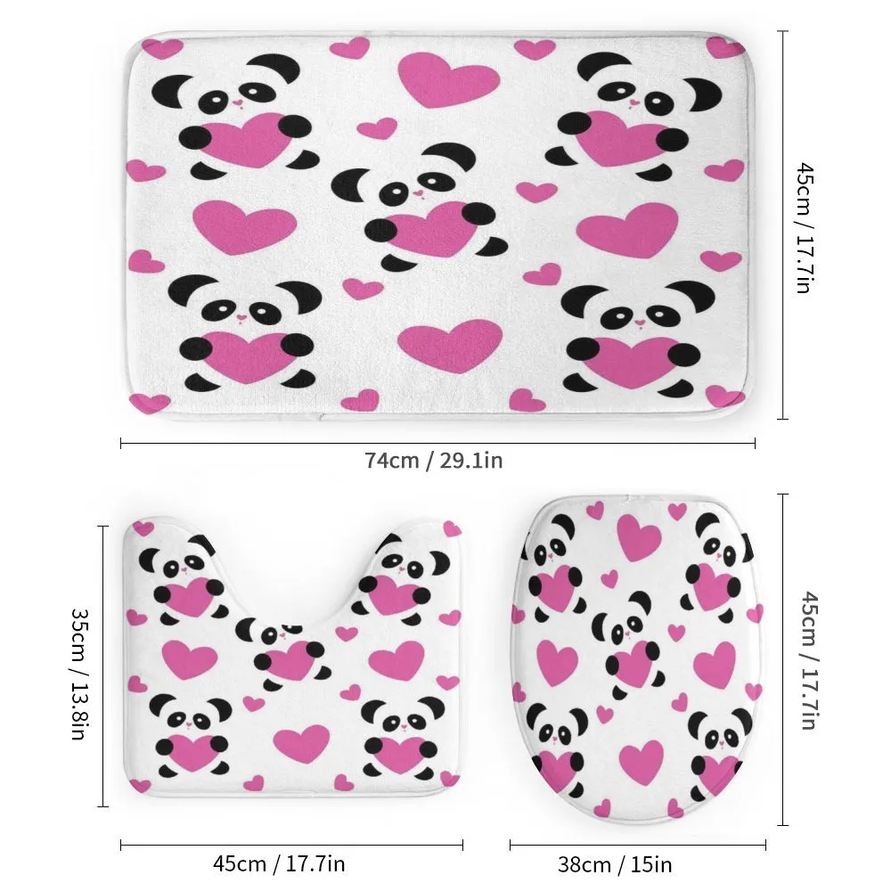 Love Pandas Hearts — Detail 1