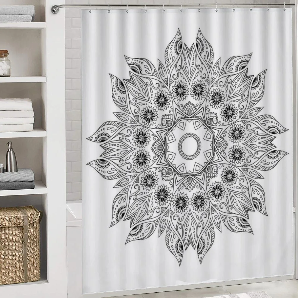 Mandala Black White — Detail 4
