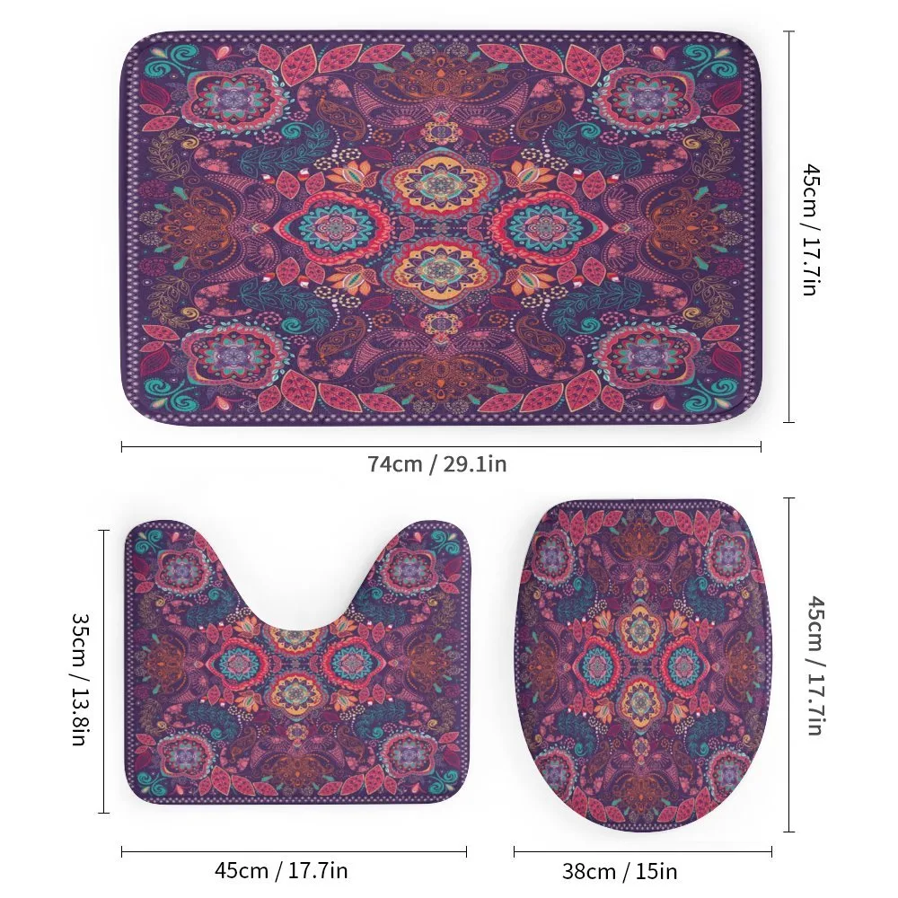 Modern Paisley Dot Leaf — Detail 1