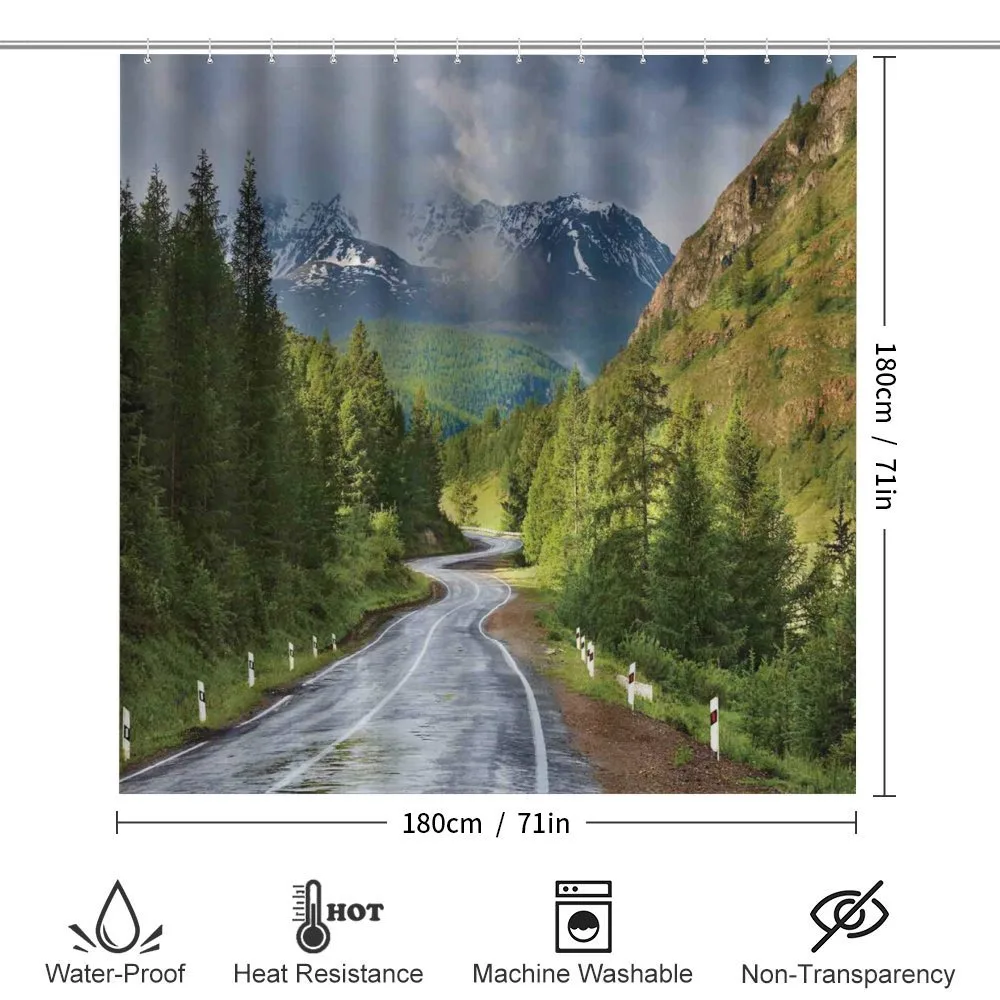 Mountain Landscape Road — Detail 2