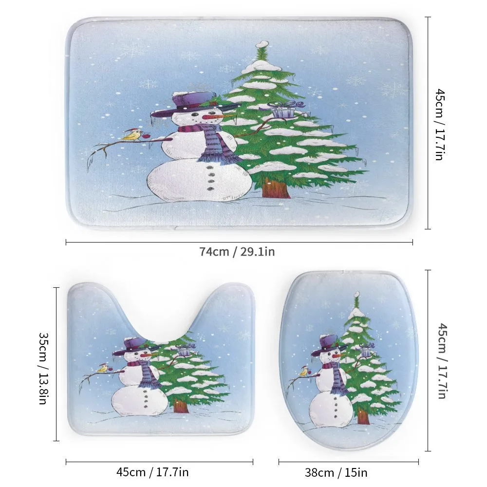 Snowman and Tree — Detail 1