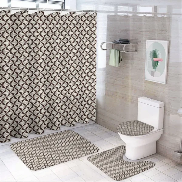 Abstract Modern on a shower curtain