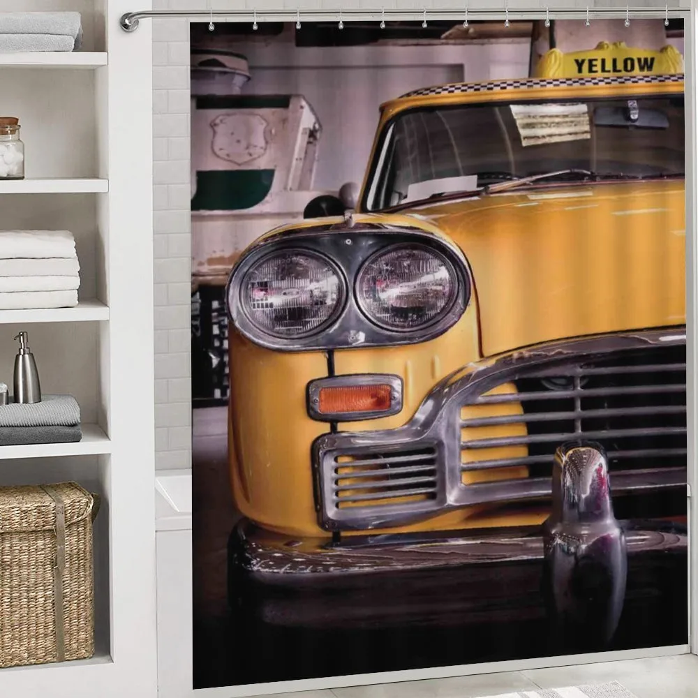Antique Yellow Taxi — Detail 4