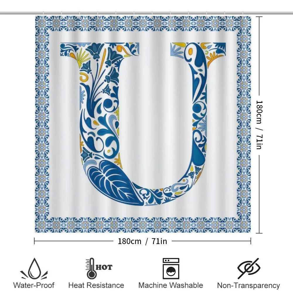 Azulejo Motifs Initial — Detail 2