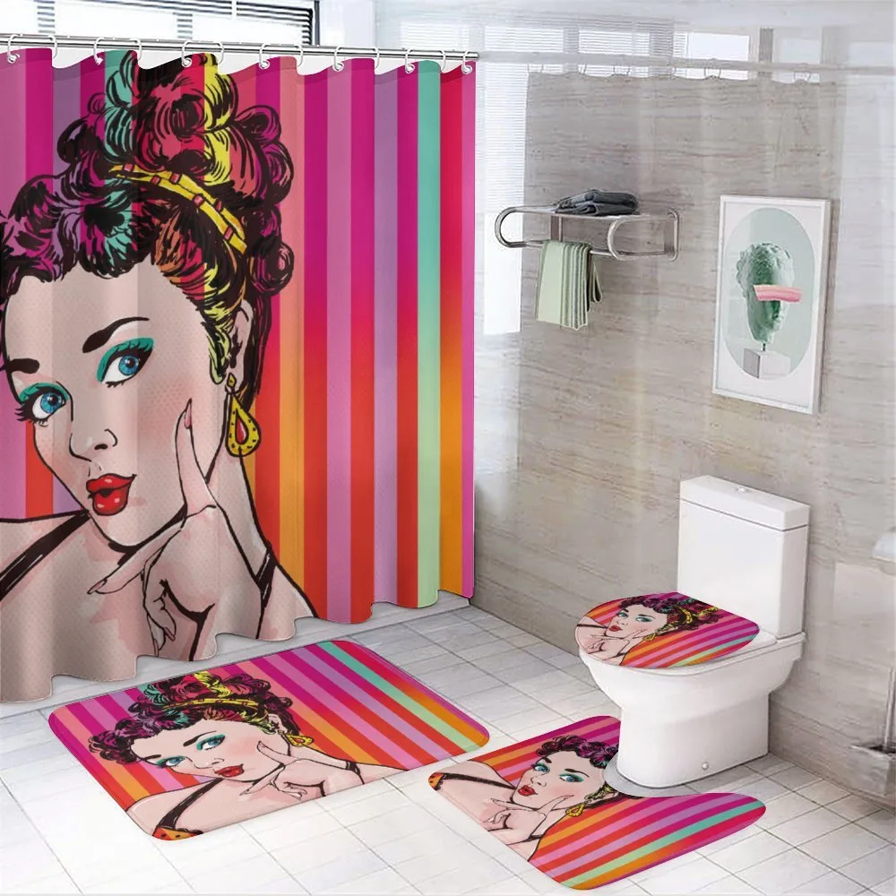Blue Eyed Woman Pop Art — Your design