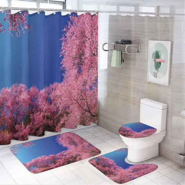 Cherry Blossom Trees on a shower curtain