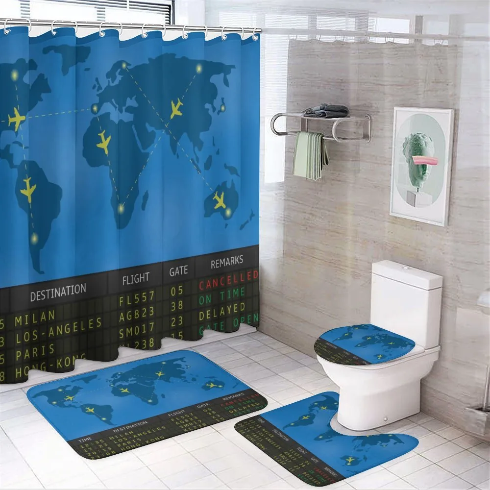 Departure Board World Map — Your design