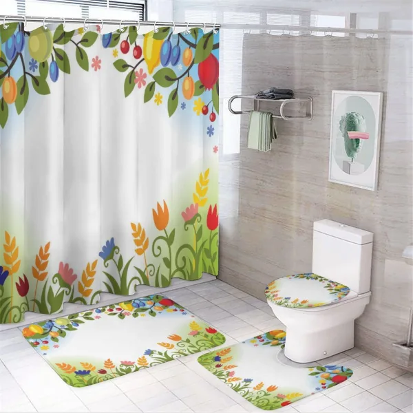 Fall Nature on a shower curtain