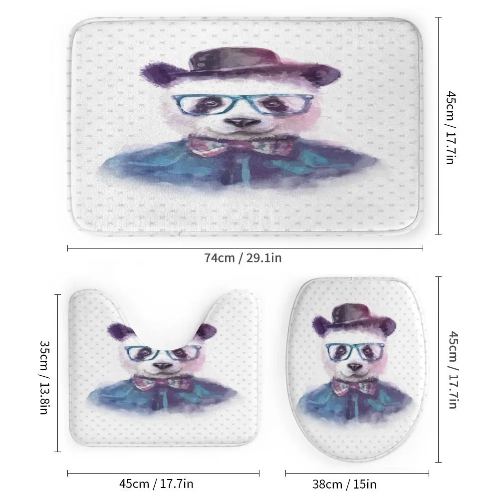 Hipster Panda with Tie — Detail 1