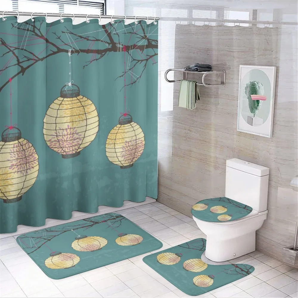 Lanterns Hanging on Tree — Your design