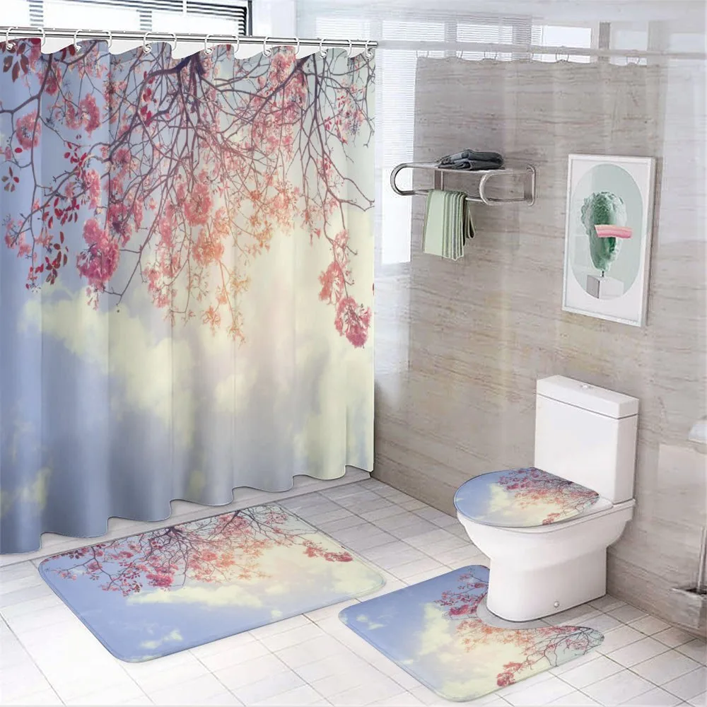 Pink Flowers Sunny Morning — Your design