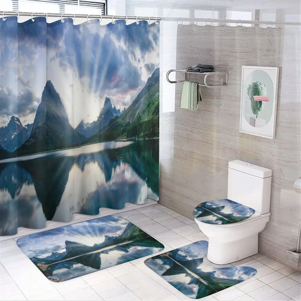 Swiftcurrent Lake Panorama — Your design