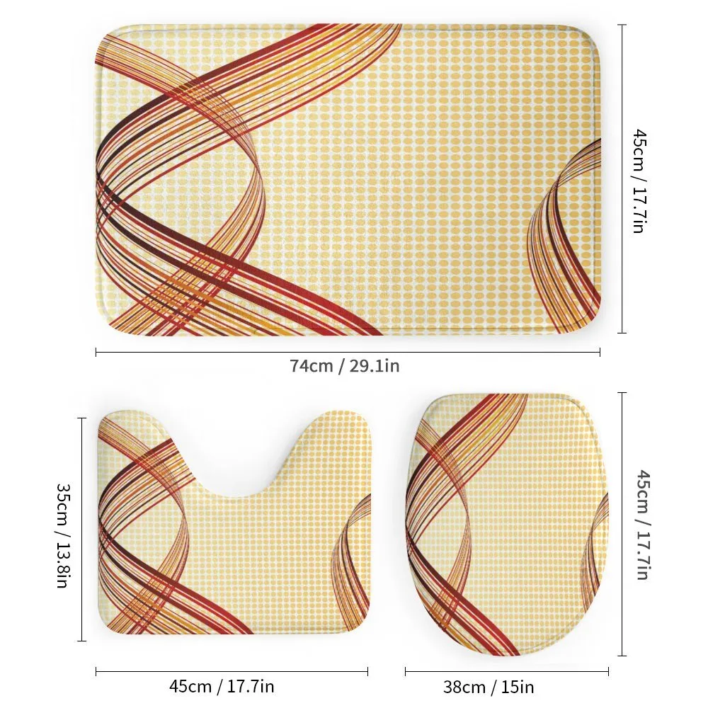 Abstract Curvy Stripes — Detail 1