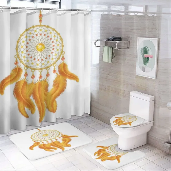 American Indigenous on a shower curtain