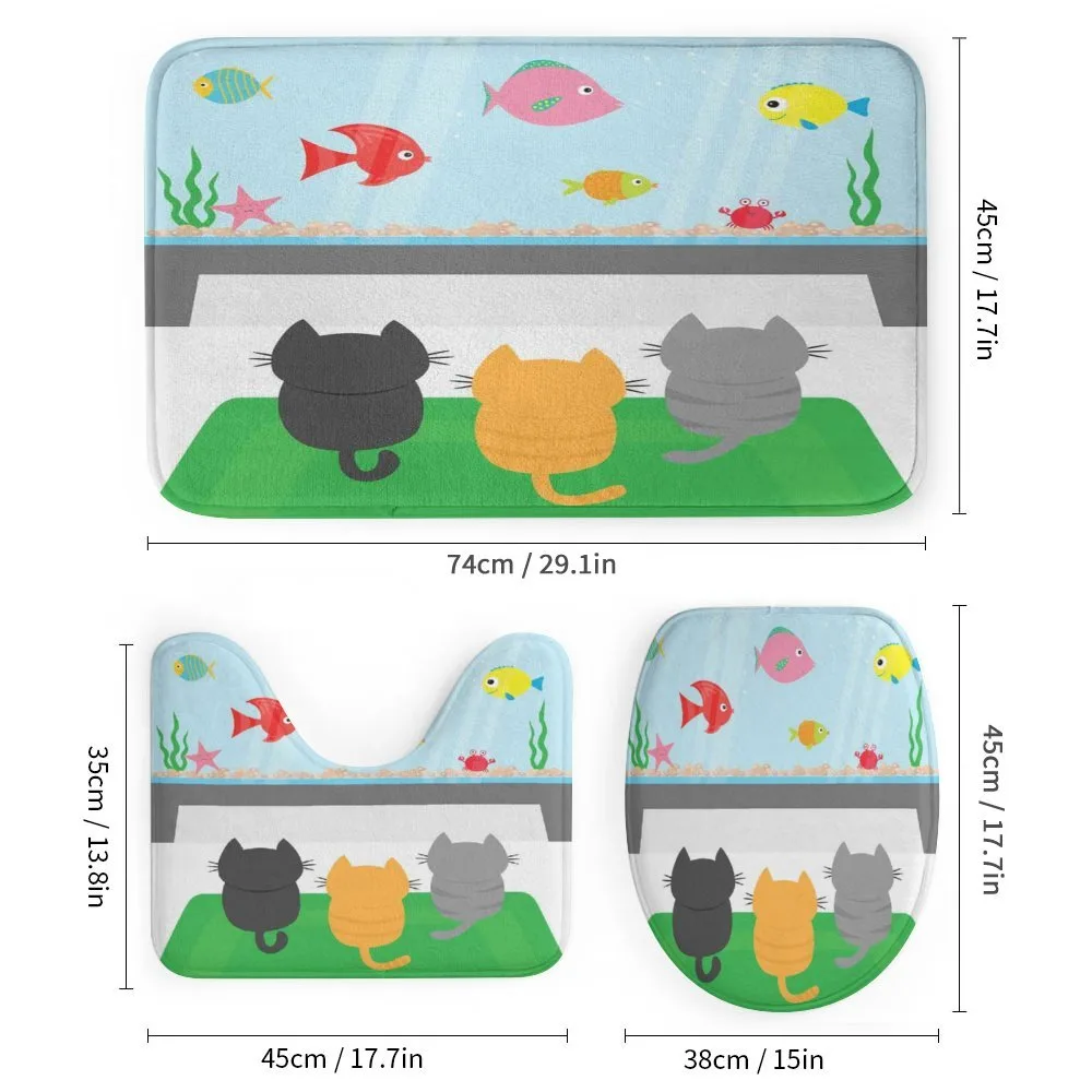 Cats Looking at Fishtank — Detail 1