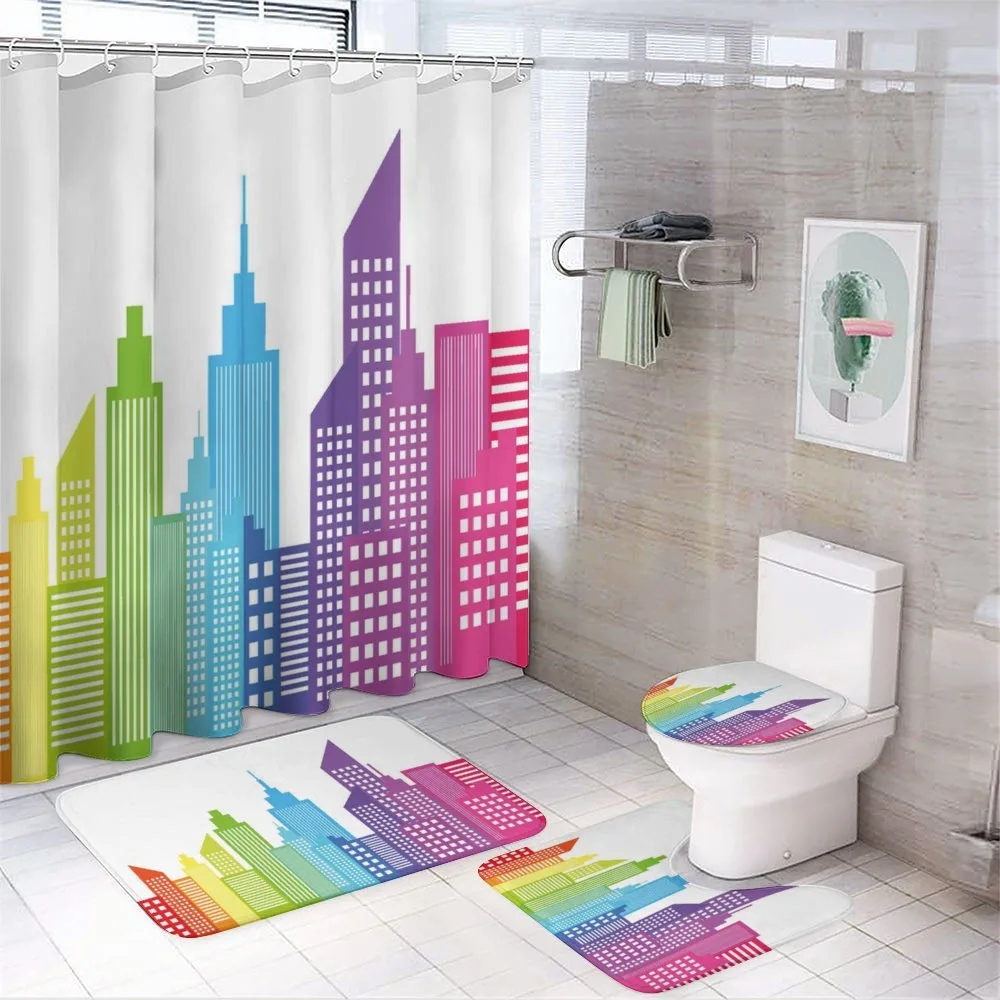 Colorful Skyline Urban — Your design