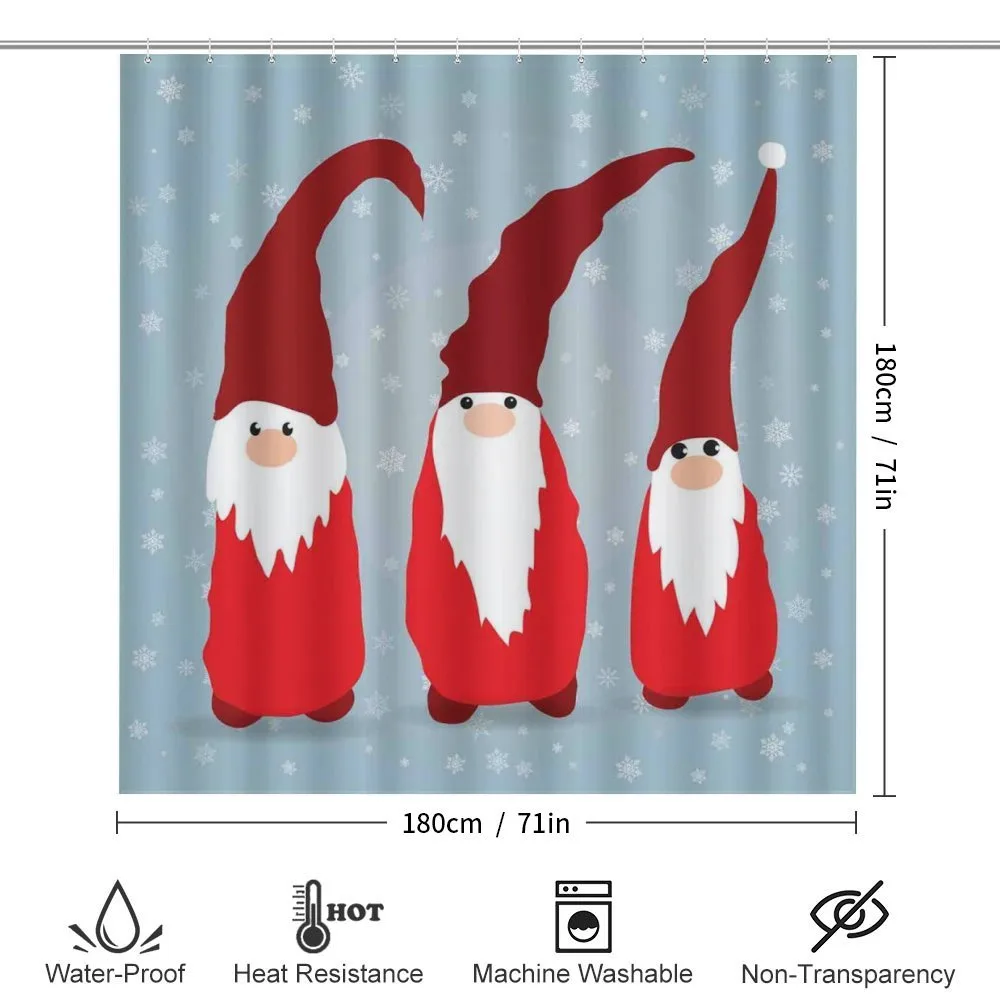 Elves in Santa Clothes Xmas — Detail 2