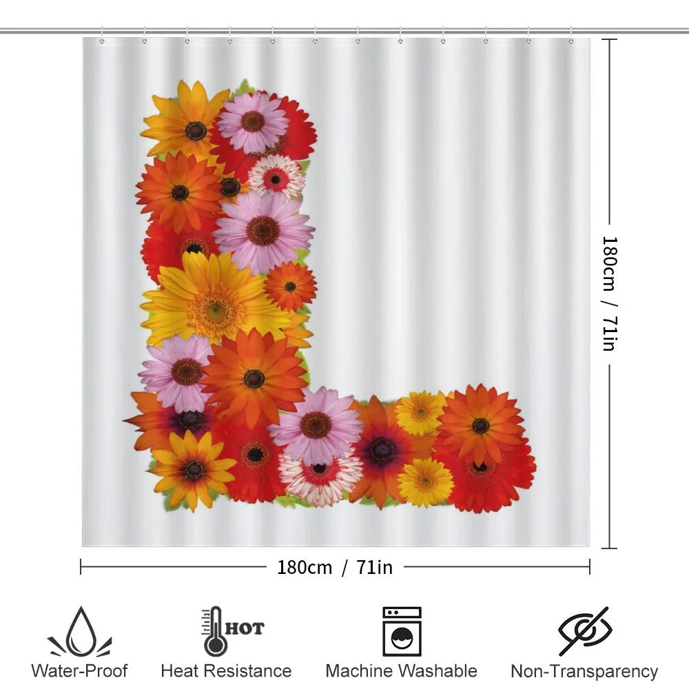 Flower Alphabet Petals — Detail 2