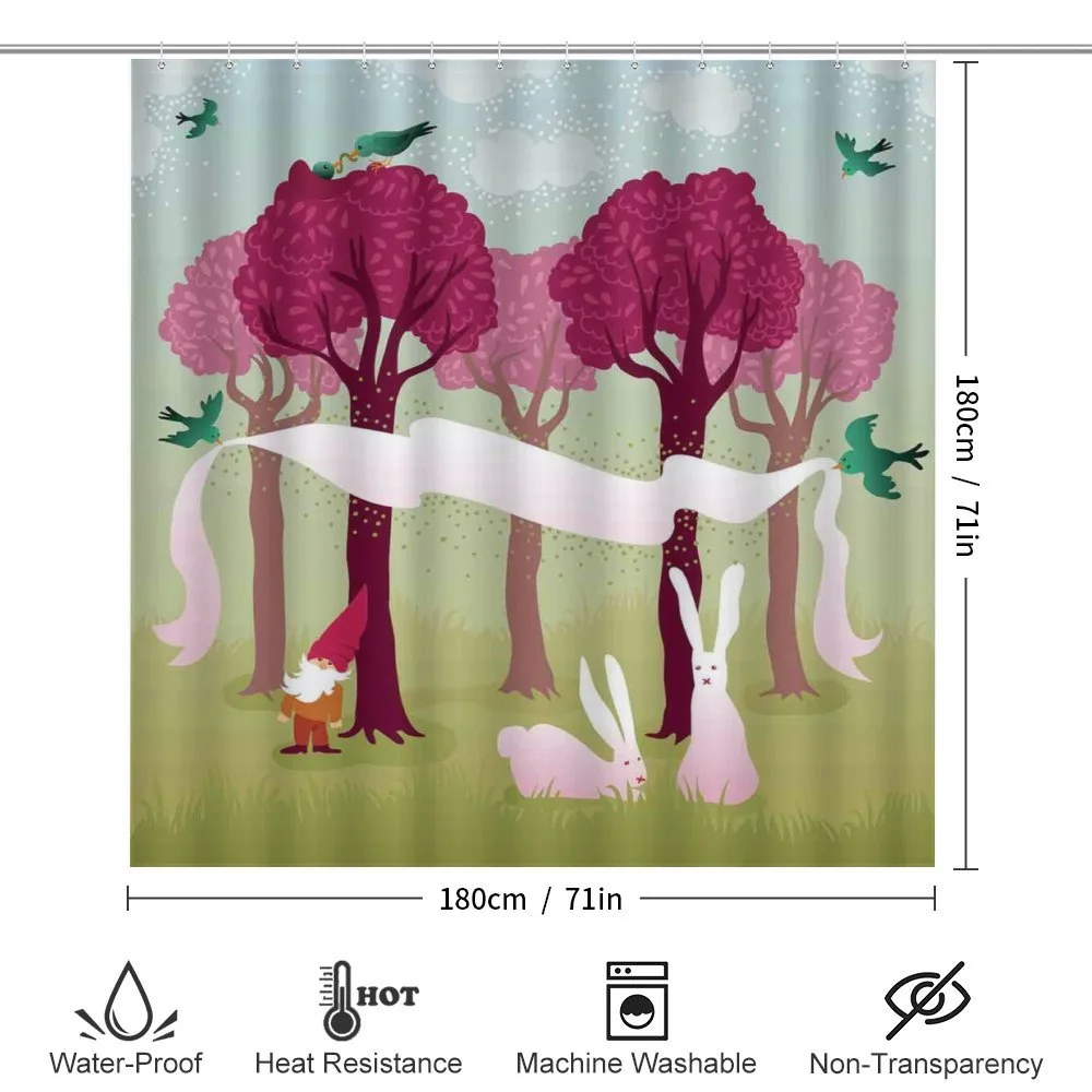 Forest with Pink Trees — Detail 2