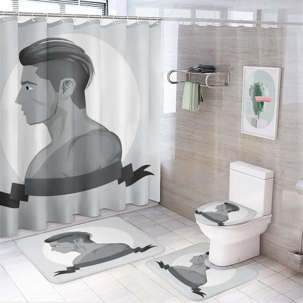 Greyscale Beardless Boy — Your design