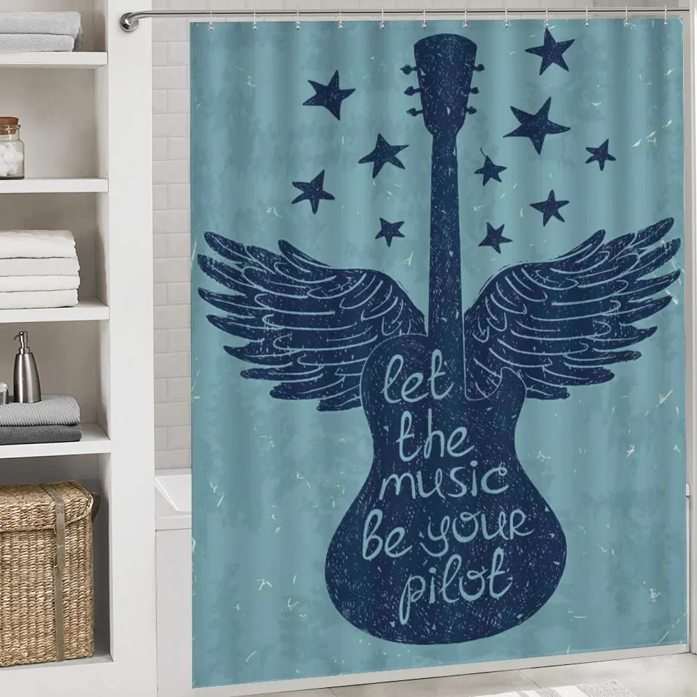 Guitar Wings Stars Words — Detail 4