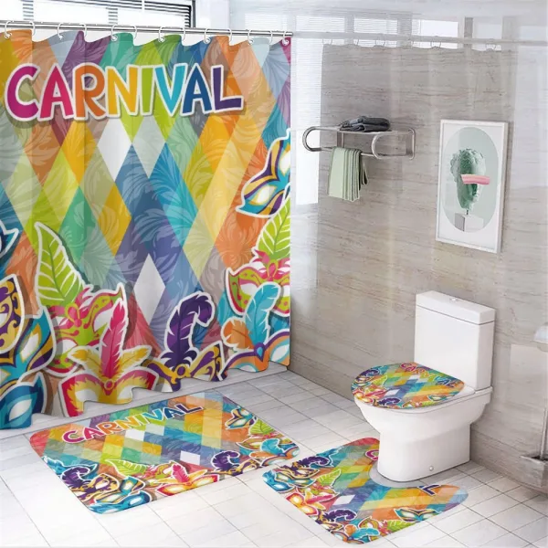 Joyful Celebration on a shower curtain