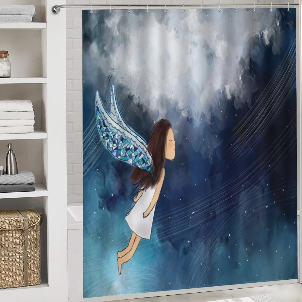 Magical Winged Girl in Sky — Detail 4