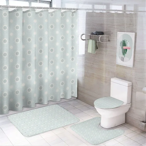 Moroccan on a shower curtain